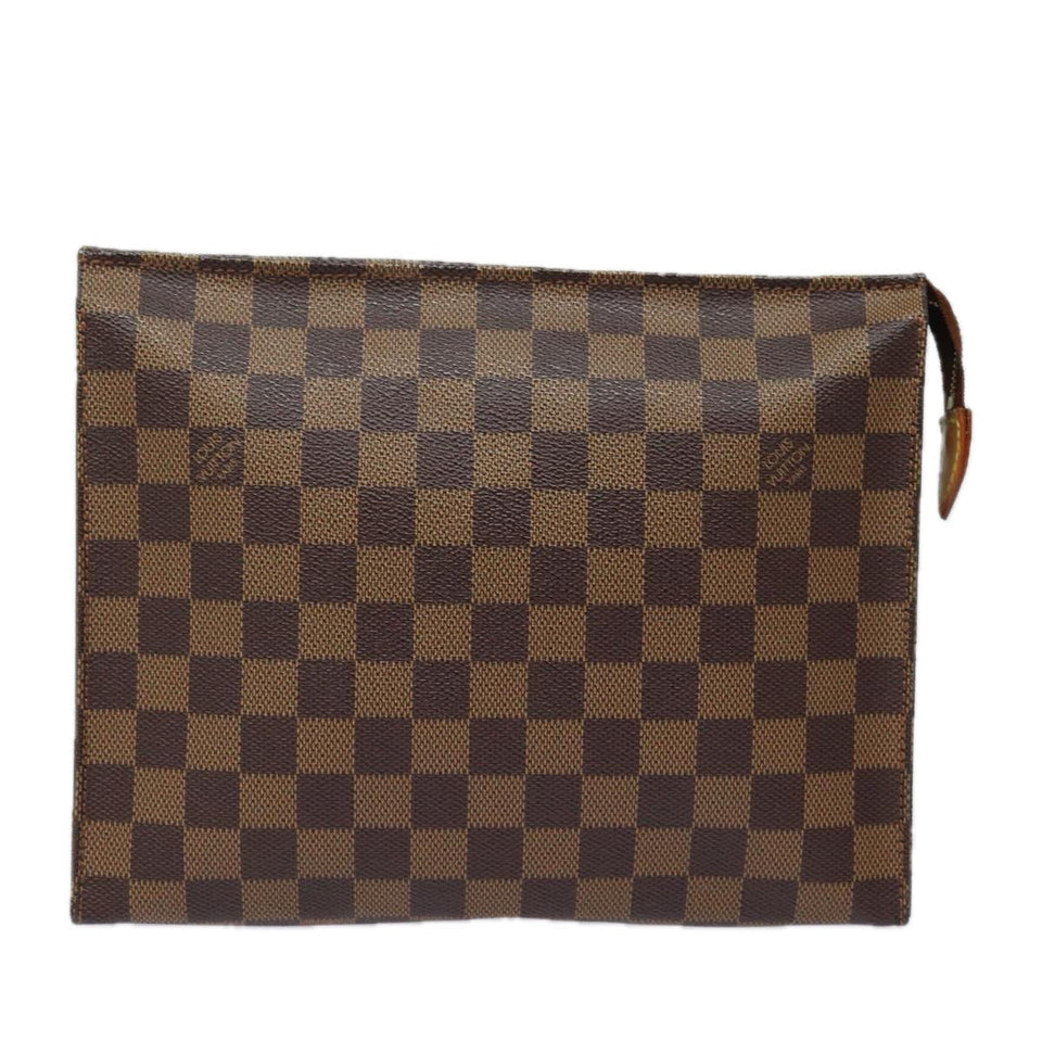 Louis Vuitton Poche Toilette  Canvas Clutch Bag