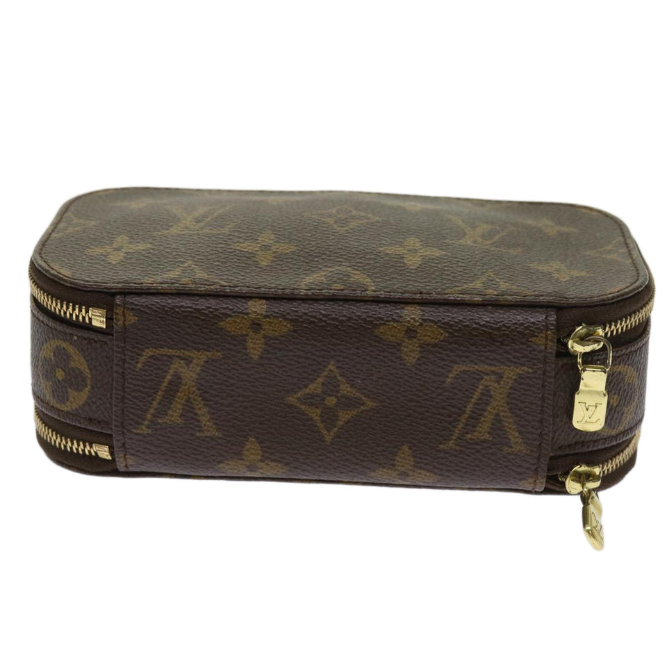 Louis Vuitton Trousse A Maquillage Brush  Canvas Clutch Bag