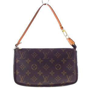 Louis Vuitton Pochette Accessoire  Canvas Clutch Bag