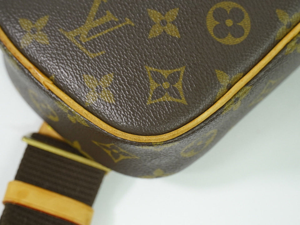 Louis Vuitton Pochette Gange  Canvas Clutch Bag
