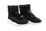 Chanel Black Nylon & Suede Snow Booties SZ 37.5