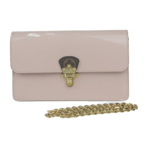 Louis Vuitton Cherrywood  Patent Leather Clutch Bag