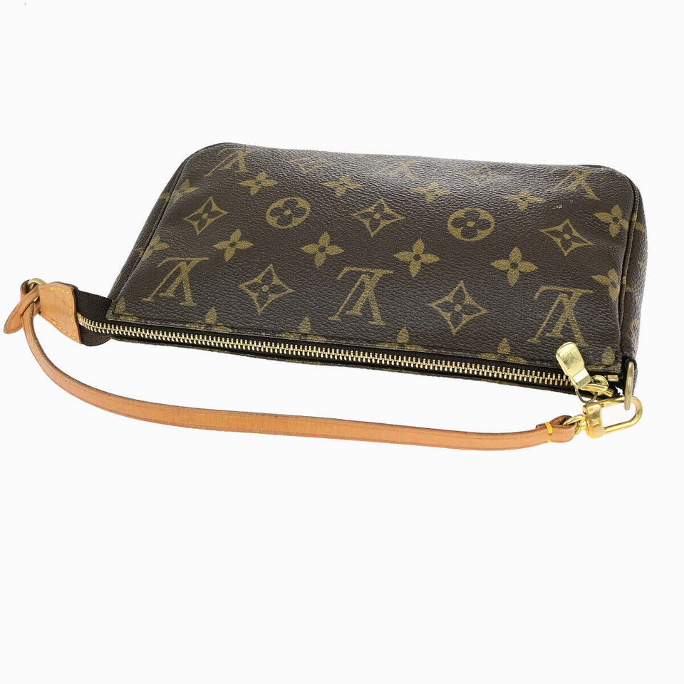 Louis Vuitton Pochette Accessoires  Canvas Clutch Bag