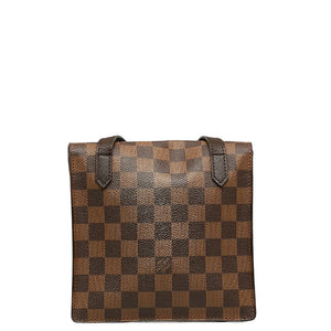 Louis Vuitton Damiere Pimrico Shoulder Bag N45272 Brown PVC Leather  Louis Vuitton