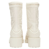 Christian Dior d-leader cannage quilted leather ankle boots