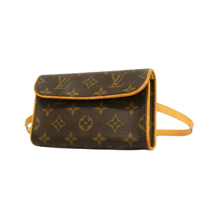 Louis Vuitton Pochette Florentine  Canvas Clutch Bag