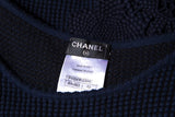 Chanel Navy & Black Lace Top SZ 42