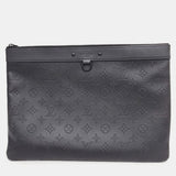 Black Monogram Shadow Pochette Clutch bag