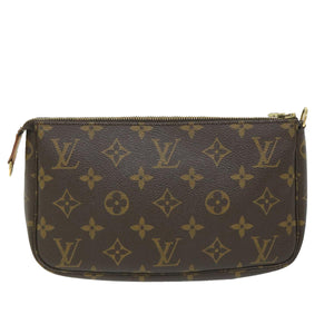 Louis Vuitton Pochette Accessoire  Canvas Clutch Bag