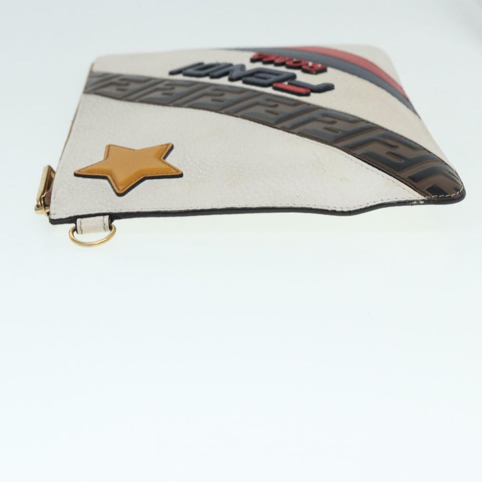 Fendi  Leather Clutch Bag