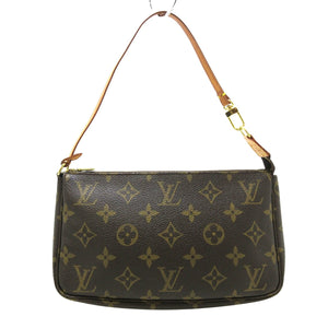 Louis Vuitton Pochette Accessoire  Canvas Clutch Bag