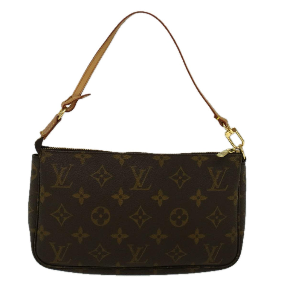 Louis Vuitton Pochette Accessoire  Canvas Clutch Bag
