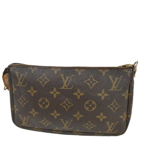Louis Vuitton Pochette Accessoires  Canvas Clutch Bag