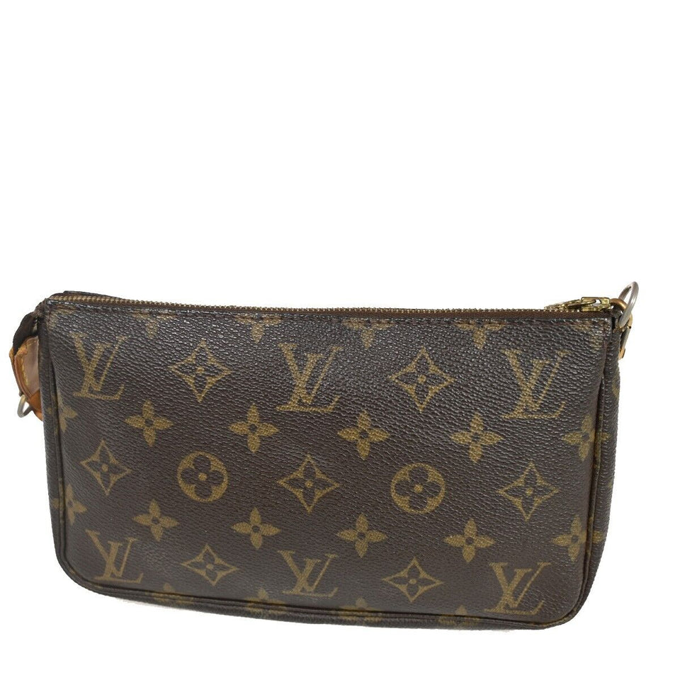Louis Vuitton Pochette Accessoires  Canvas Clutch Bag
