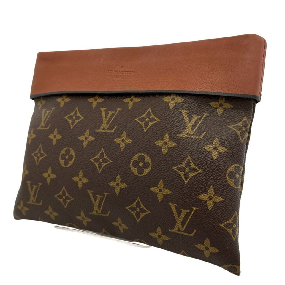 Louis Vuitton Tuileries  Canvas Clutch Bag