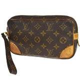 Louis Vuitton Marly Dragonne  Canvas Clutch Bag