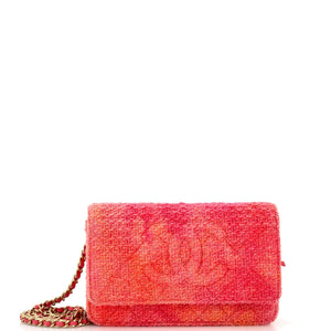 CHANEL Timeless Wallet on Chain Quilted Tweed