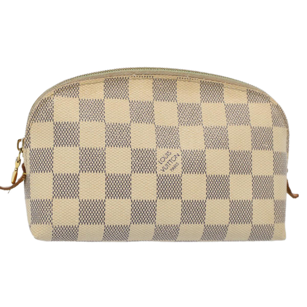 Louis Vuitton Cosmetic Pouch  Canvas Clutch Bag