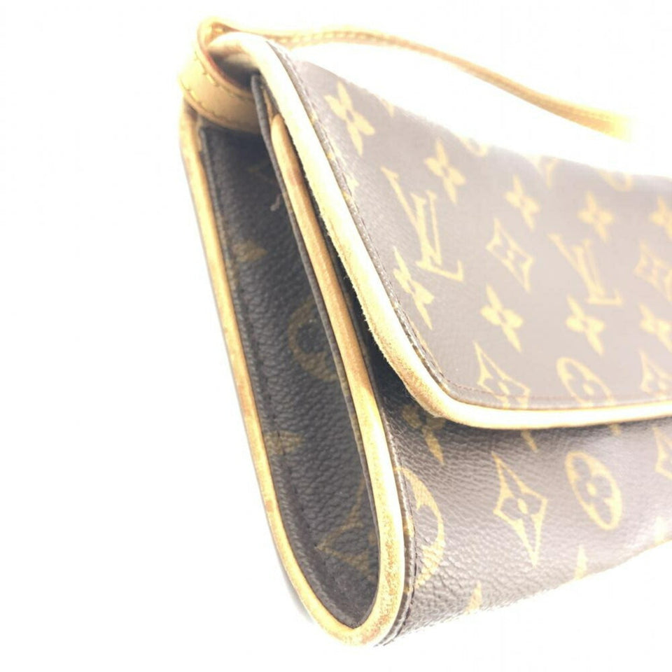 Louis Vuitton Twin  Canvas Clutch Bag