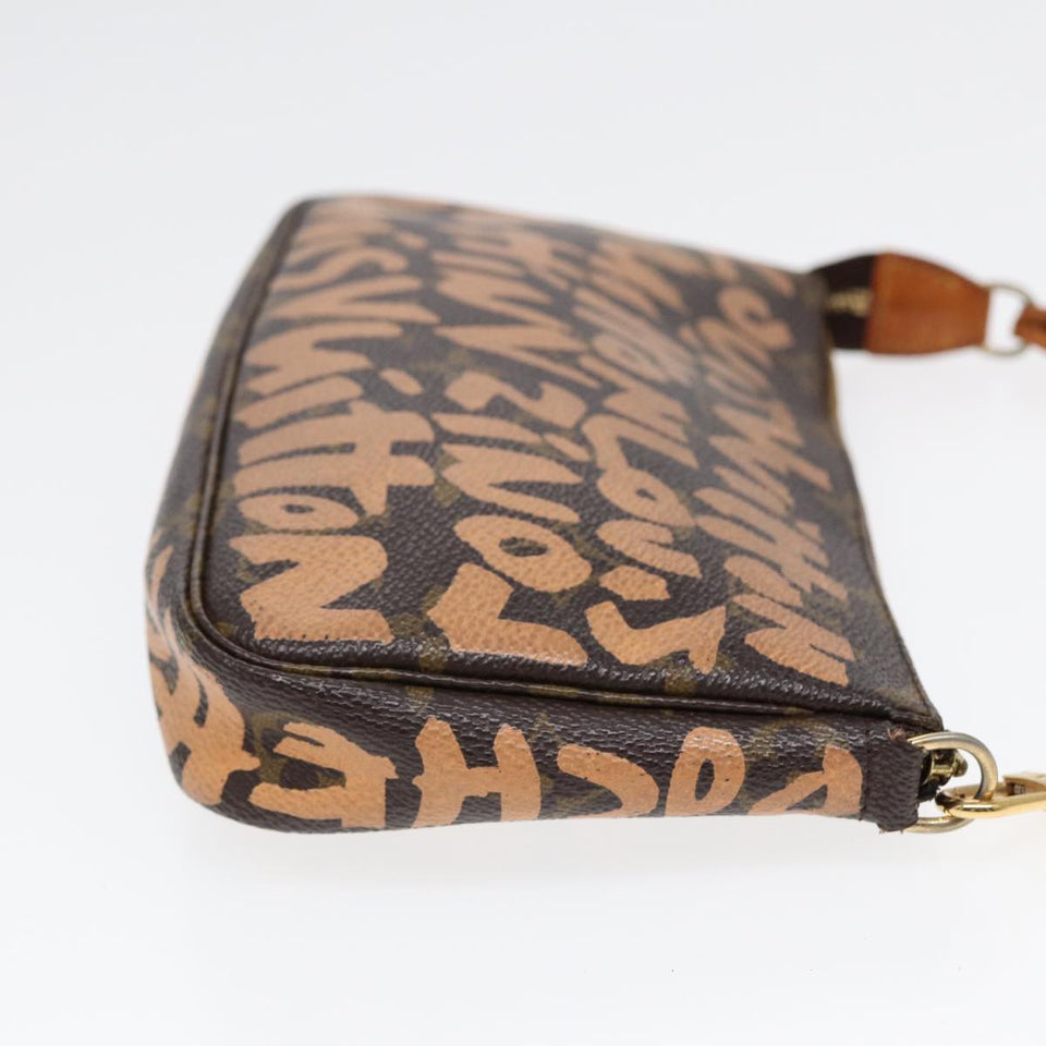 Louis Vuitton Pochette Accessoire  Canvas Clutch Bag