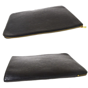Louis Vuitton Pochette Jour Gm  Leather Clutch Bag