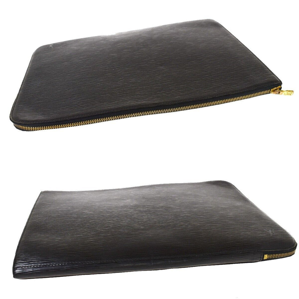 Louis Vuitton Pochette Jour Gm  Leather Clutch Bag