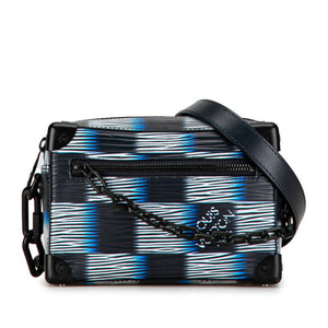 Louis Vuitton Damier Rush Epi Mini St Tank Chain Shoulder Bag M23728 Black White Leather  Louis Vuitton