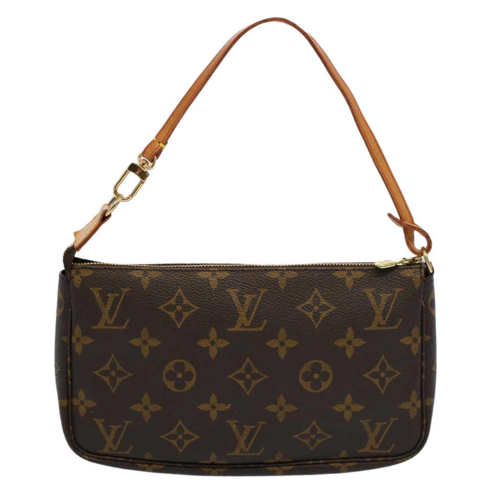 Louis Vuitton Pochette Accessoire  Canvas Clutch Bag