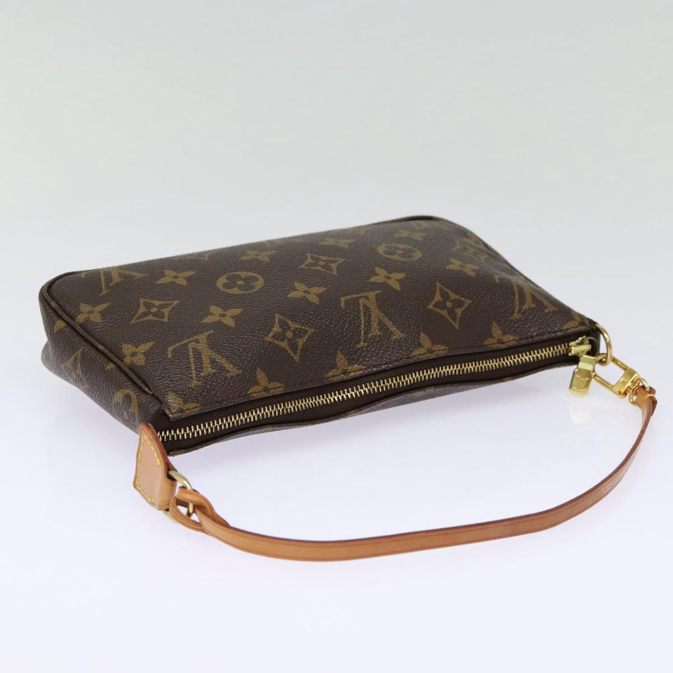 Louis Vuitton Pochette Accessoire  Canvas Clutch Bag