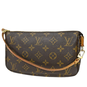 Louis Vuitton Pochette Accessoires  Canvas Clutch Bag
