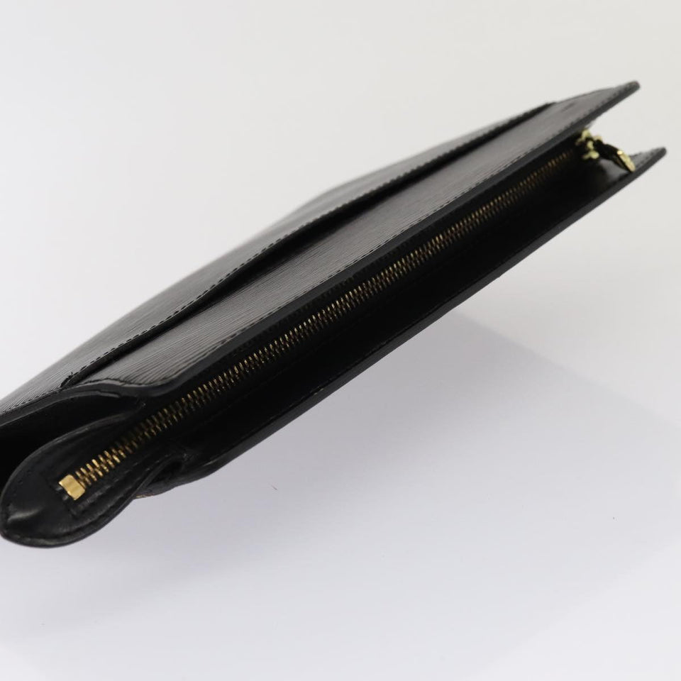 Louis Vuitton Epi Pochette Homme Clutch Bag Black Noir