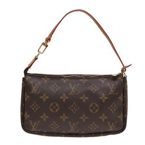 Louis Vuitton Pochette Accessoire  Canvas Clutch Bag