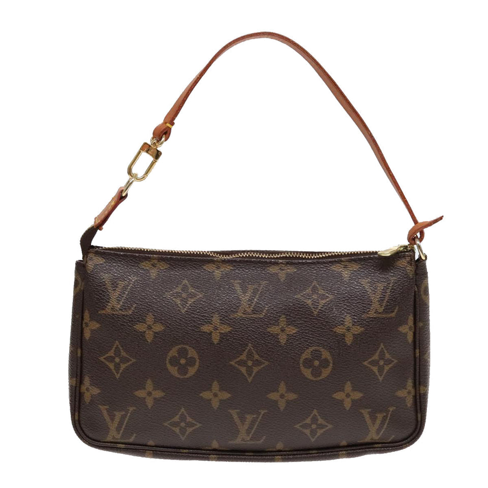 Louis Vuitton Pochette Accessoire  Canvas Clutch Bag