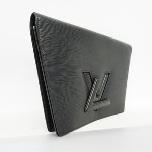 Louis Vuitton Trapèze  Leather Clutch Bag