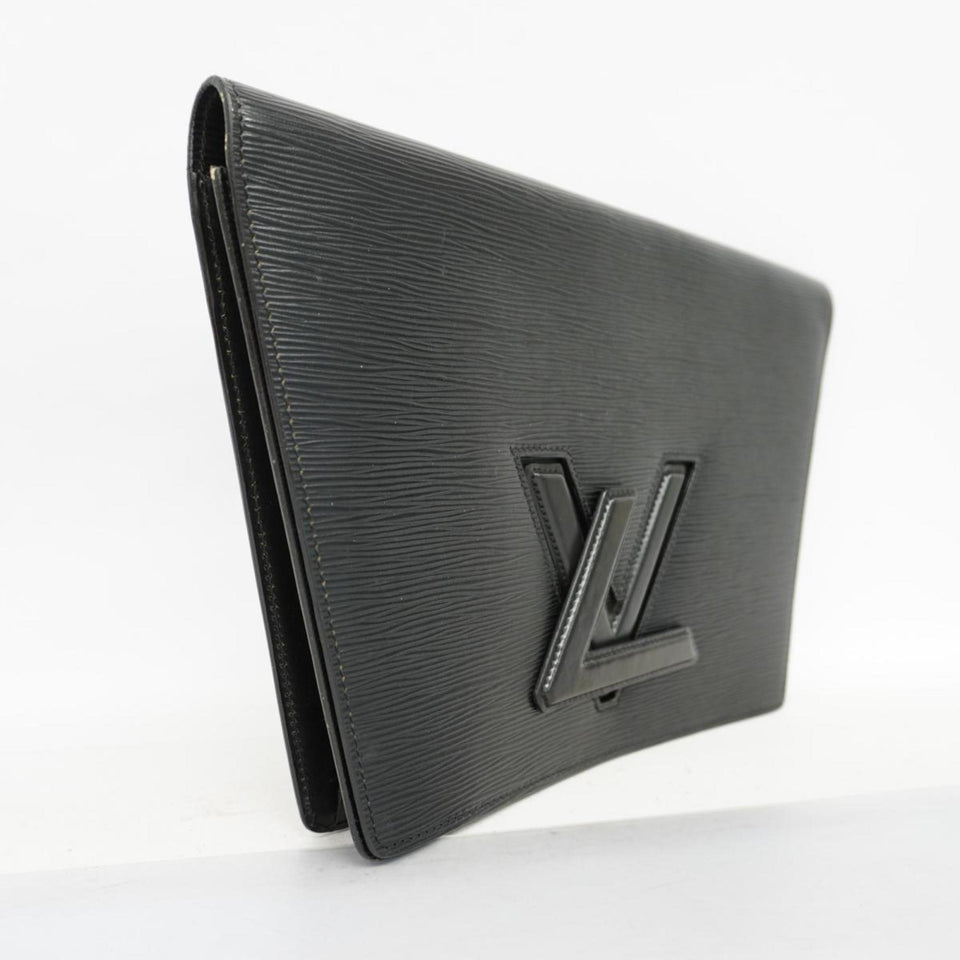 Louis Vuitton Trapèze  Leather Clutch Bag