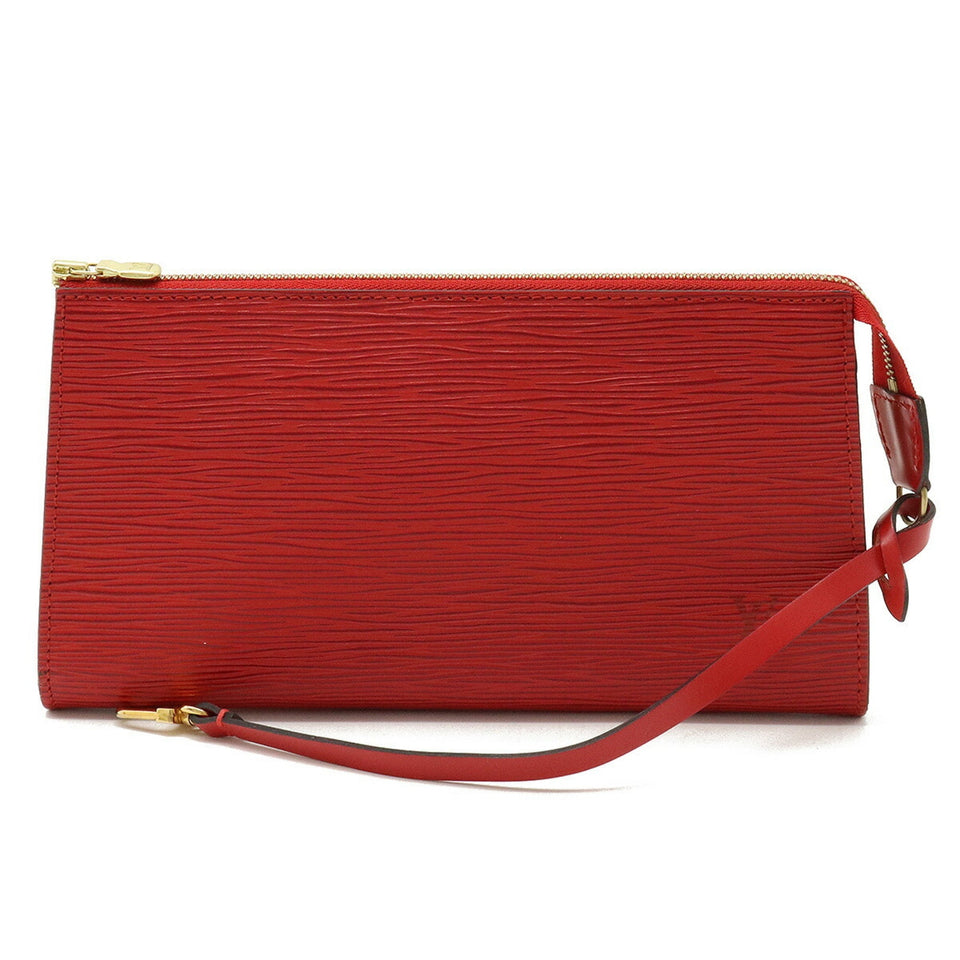 Louis Vuitton Pochette Accessoires  Leather Clutch Bag