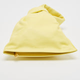 Bottega Veneta Yellow Leather Bv Twist Clutch Bag