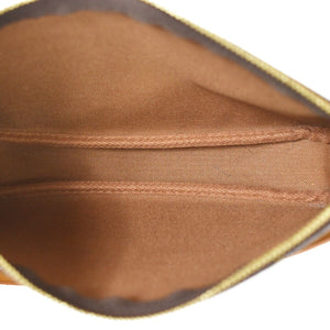 Louis Vuitton Pochette Accessoires  Canvas Clutch Bag