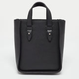 Dior Black Leather Saddle Tote