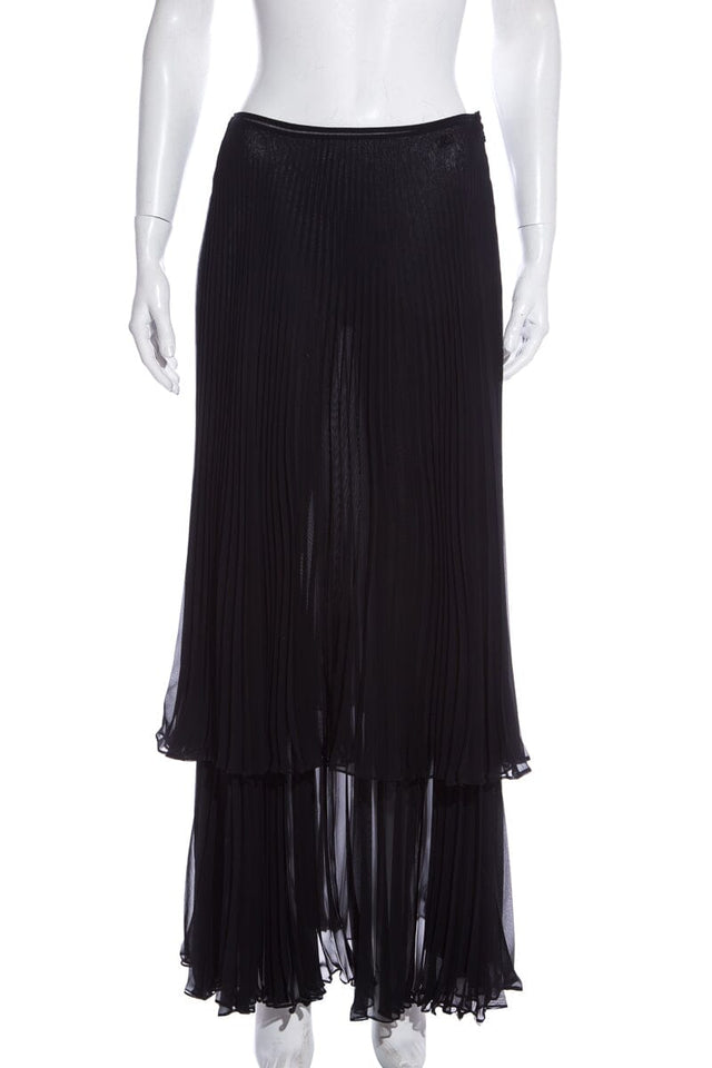 Chanel Cruise '02  Black 2 PC Skirt SZ 40