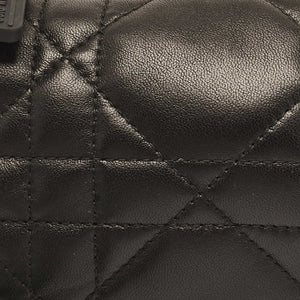 Dior Black Cannage Leather Micro Vibe Hobo