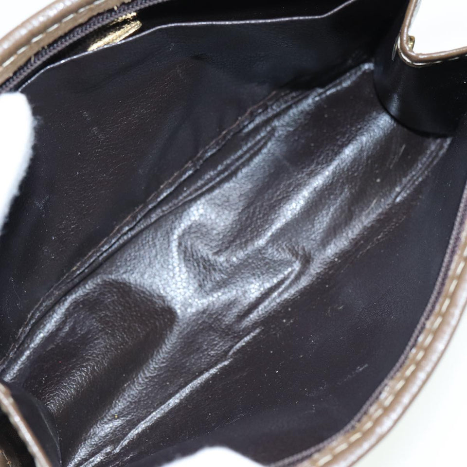 Fendi Zucchino  Canvas Clutch Bag