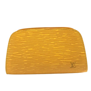 Louis Vuitton Dauphine  Leather Clutch Bag