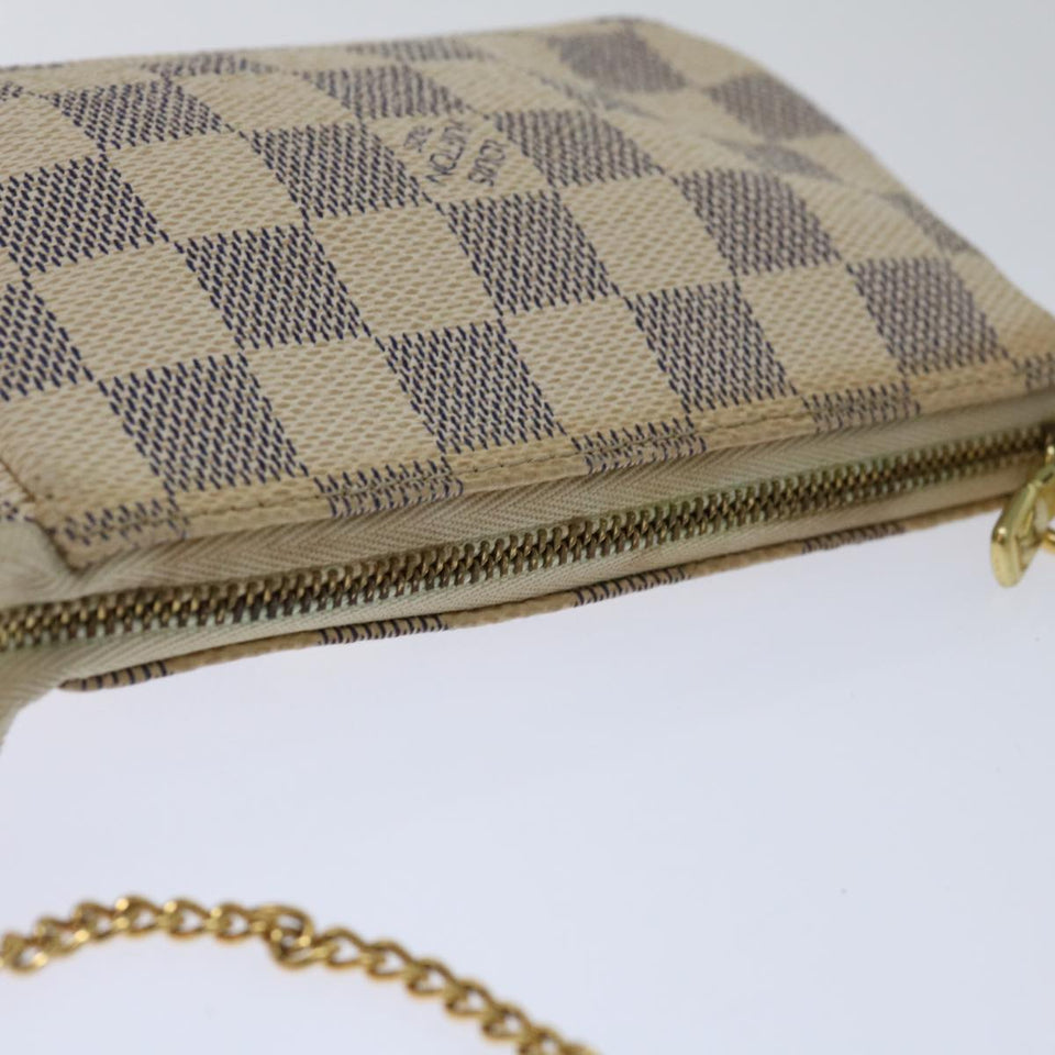 Louis Vuitton Pochette Accessoire  Canvas Clutch Bag