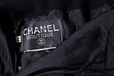 Chanel Vintage Black Ruffled Blazer SZ 34