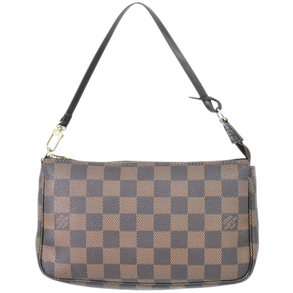 Louis Vuitton Pochette Accessoires  Canvas Clutch Bag