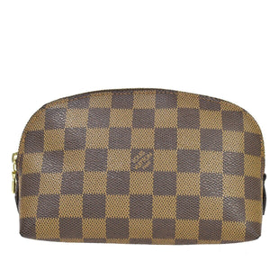 Louis Vuitton Cosmetic Pouch  Canvas Clutch Bag