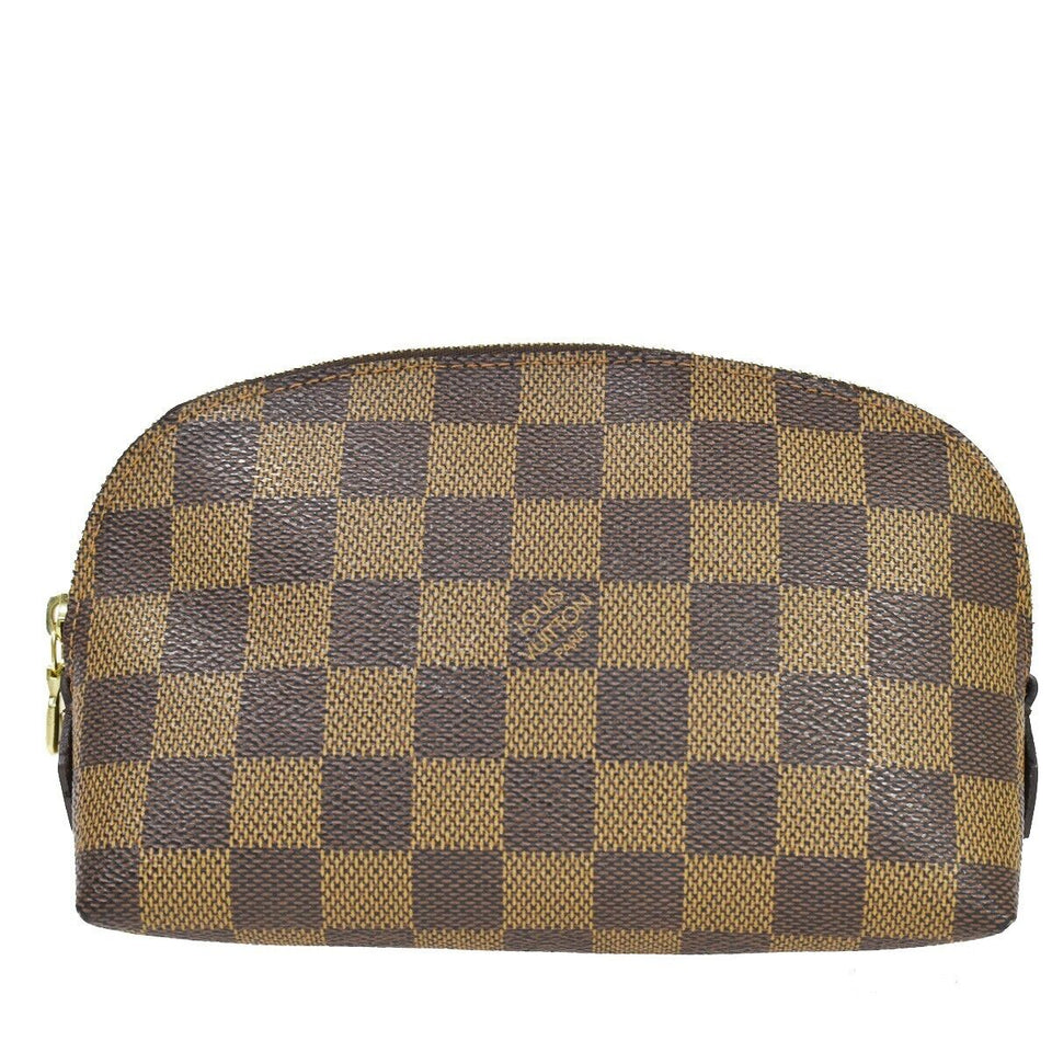 Louis Vuitton Cosmetic Pouch  Canvas Clutch Bag