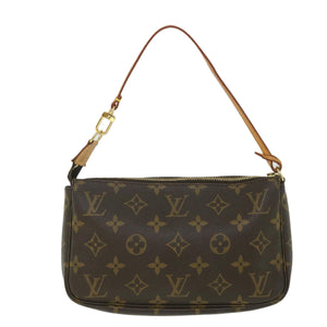 Louis Vuitton Pochette Accessoire  Canvas Clutch Bag