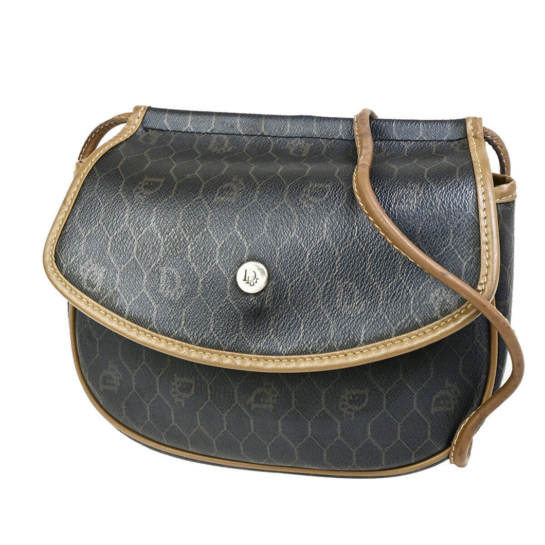 Dior Honeycomb  Canvas Shoulder Bag